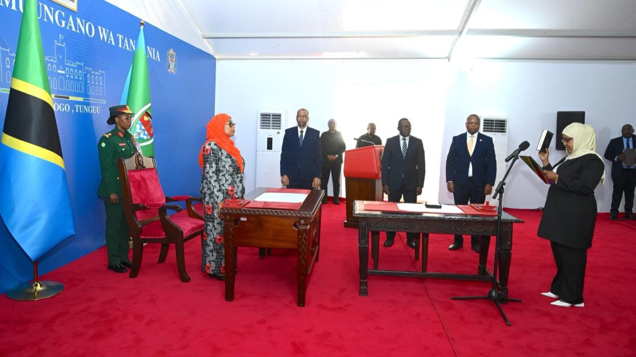 Rais Dkt Samia amuapisha Naibu Katibu - Muungano