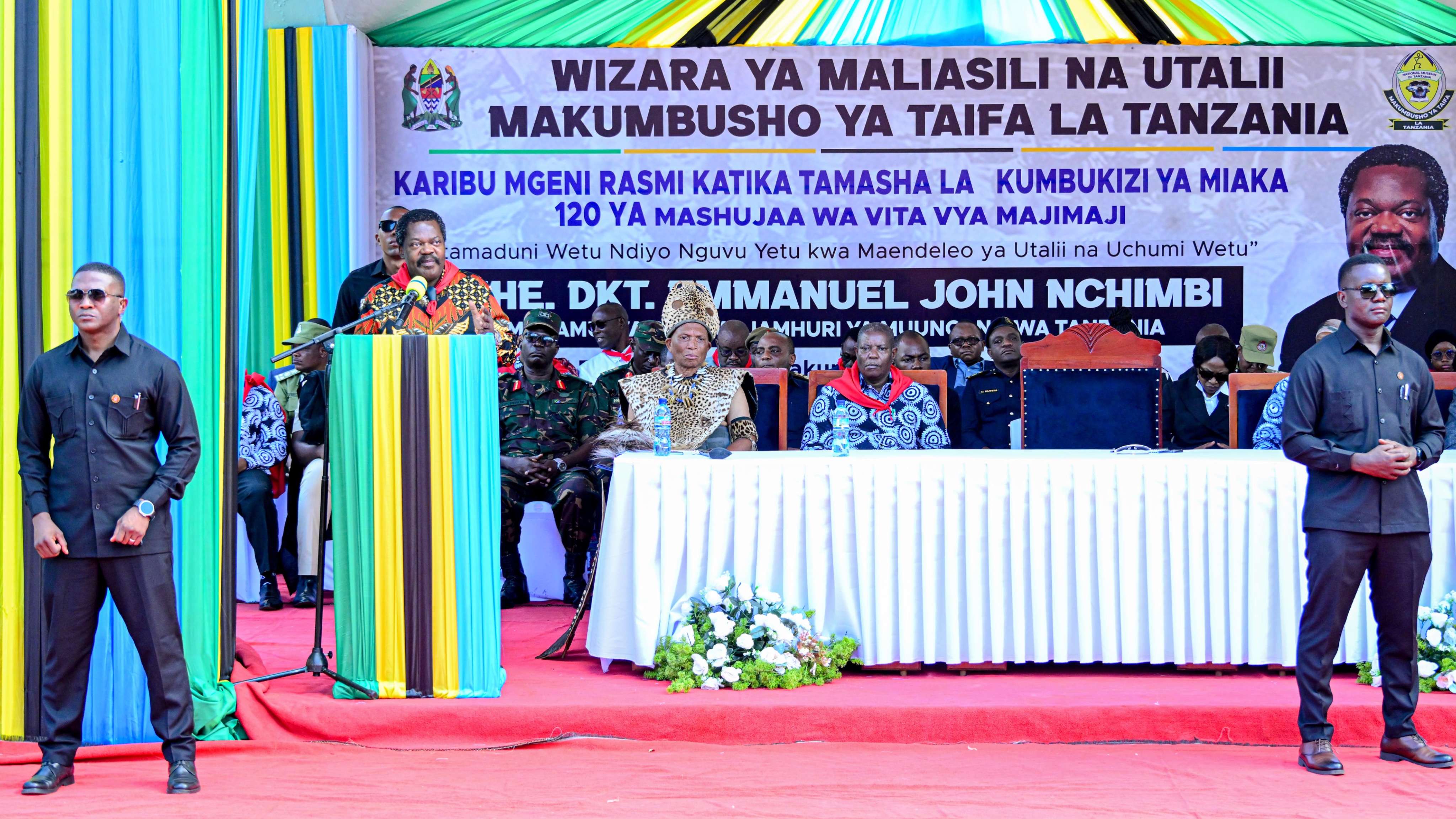 Makamu wa Rais ataka Mashujaa Vita vya Majimaji waenziwe