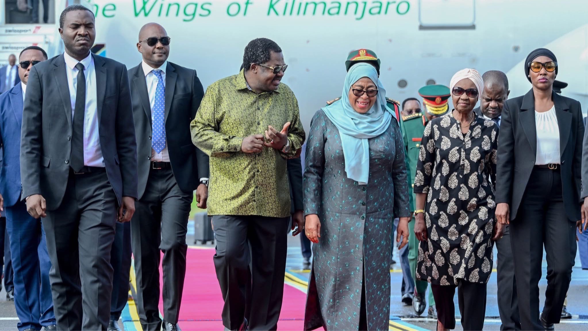 Makamu wa Rais aongoza mapokezi ya Rais Dkt Samia